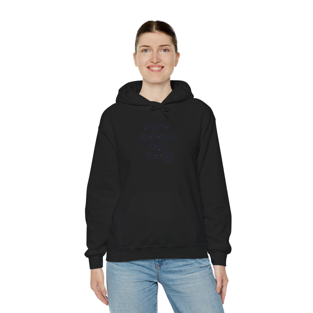Hollow Outline Typography Hoodie | outline text shirt, minimalist typography