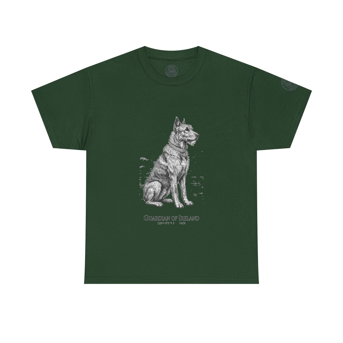 Guardian of Ireland German Shepherd T-Shirt — Irish Dog Tee — product image 8