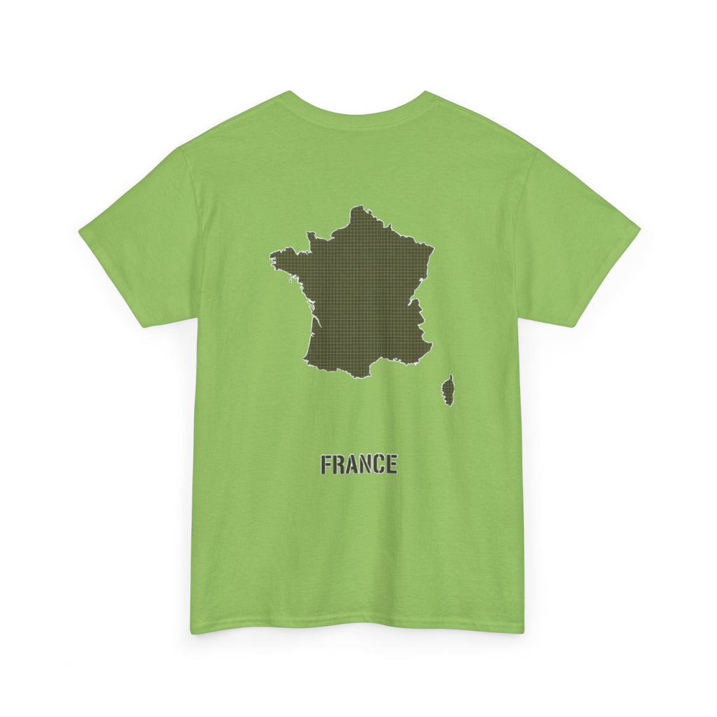 France Map Tee with "GALLUS" Chest Logo