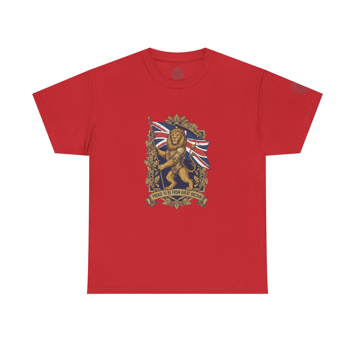 British Lion T-Shirt — Union Jack Heraldic Crest Tee — product image 12