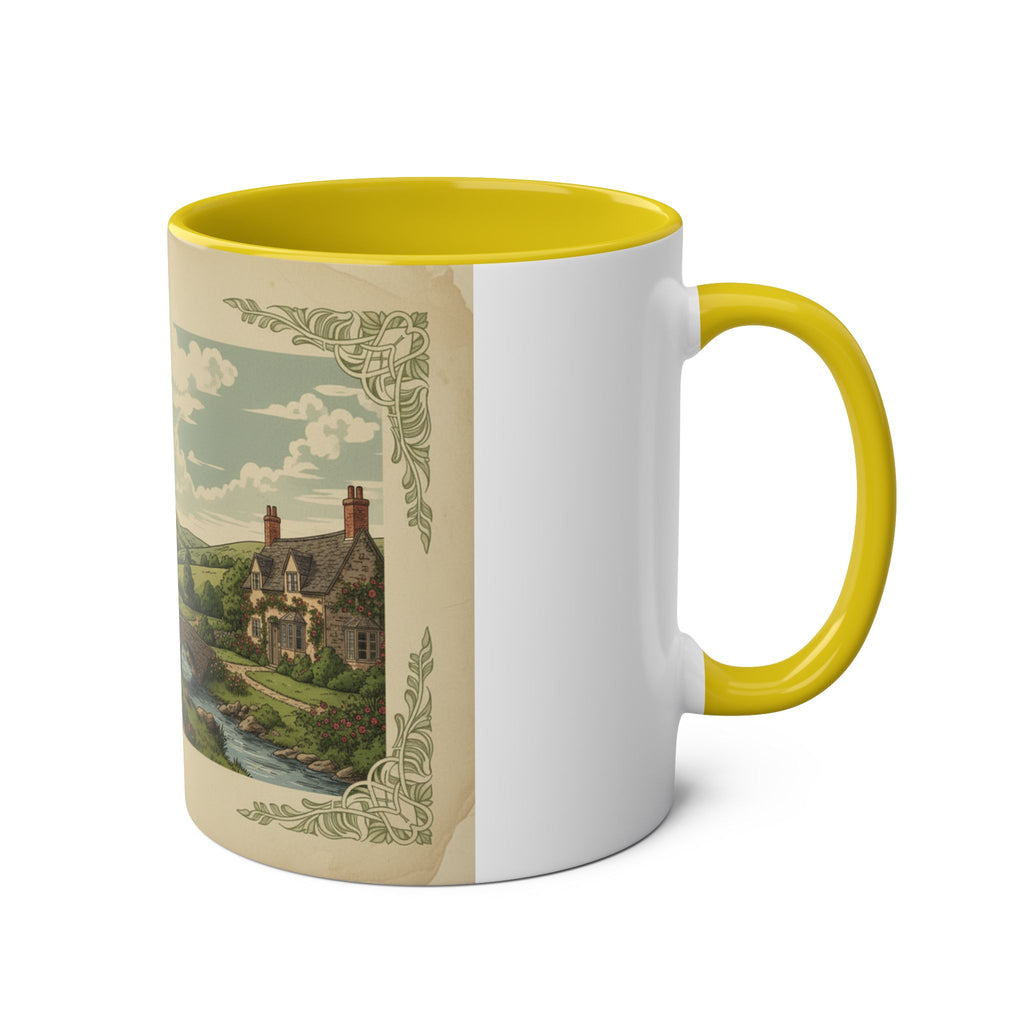 Two-Tone Coffee Mugs, 11oz