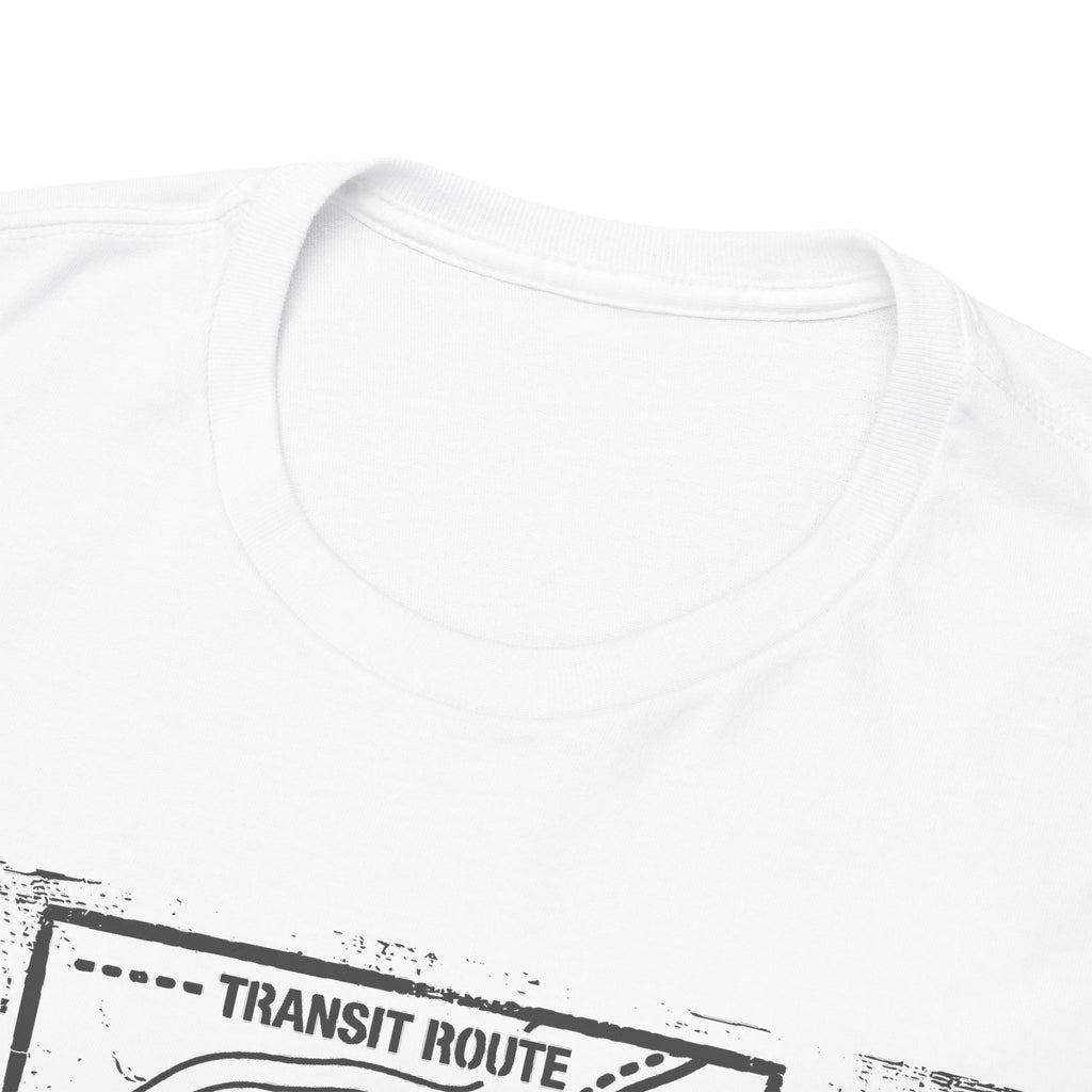 Retro Transit Route Adventure T-Shirt — Vintage Travel Map Graphic Tee