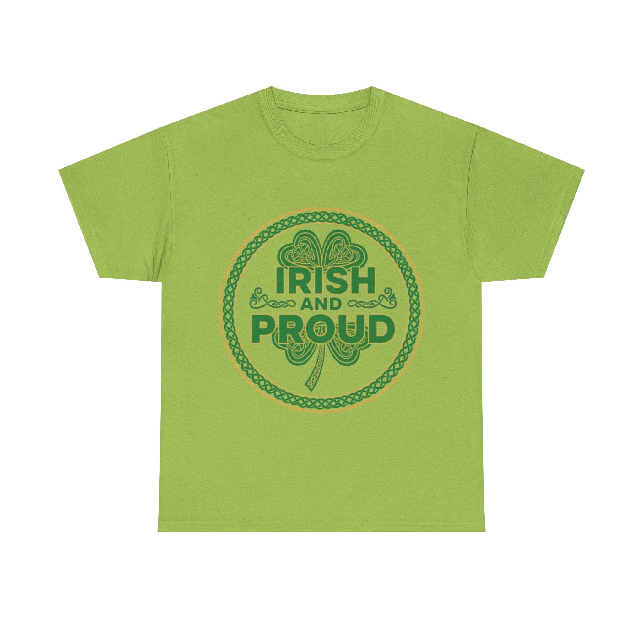 Irish and Proud Shamrock T-Shirt — St. Patrick’s Day Celebration Tee