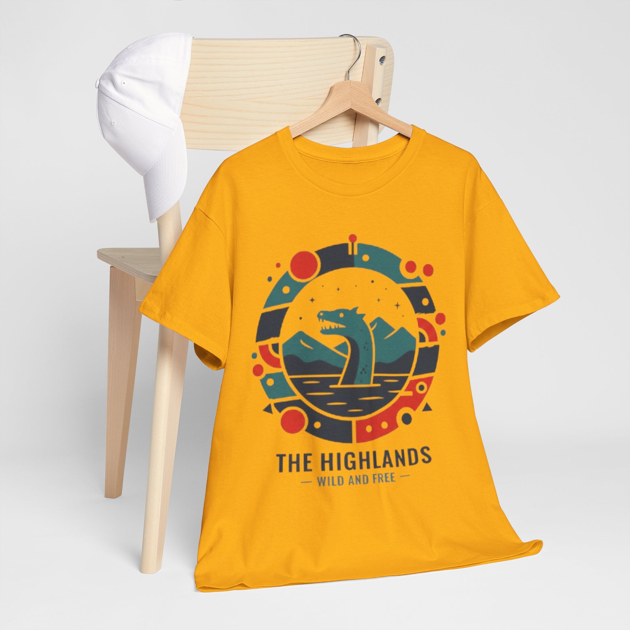 Highlands Waves Tee — "The Highlands: Wild and Free" Graphic T‑Shirt