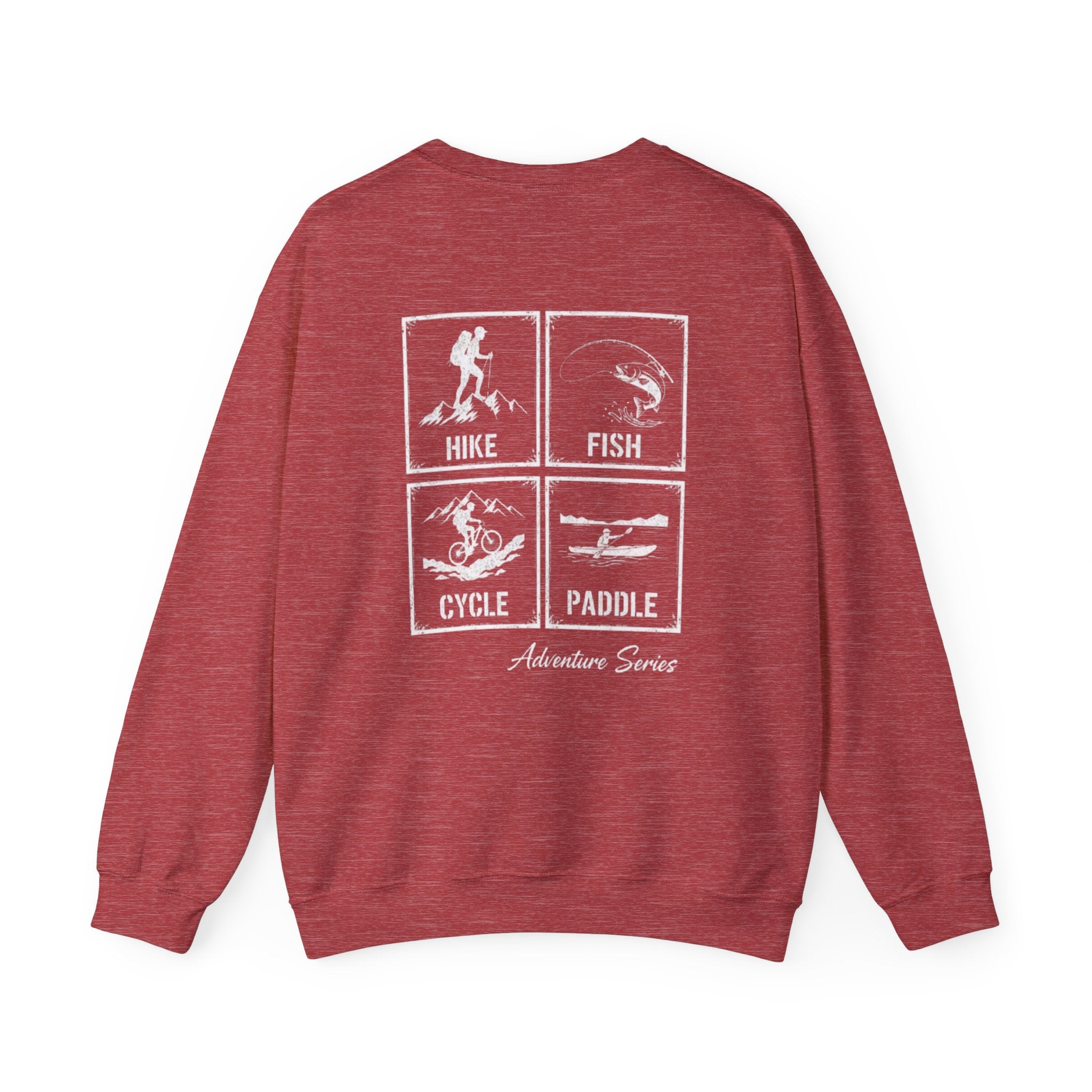 Crewneck Sweatshirt — Gallus Exploring Adventure Hoodie Alternative: Hike, Fish, Cycle & Paddle Outdoor Pullover