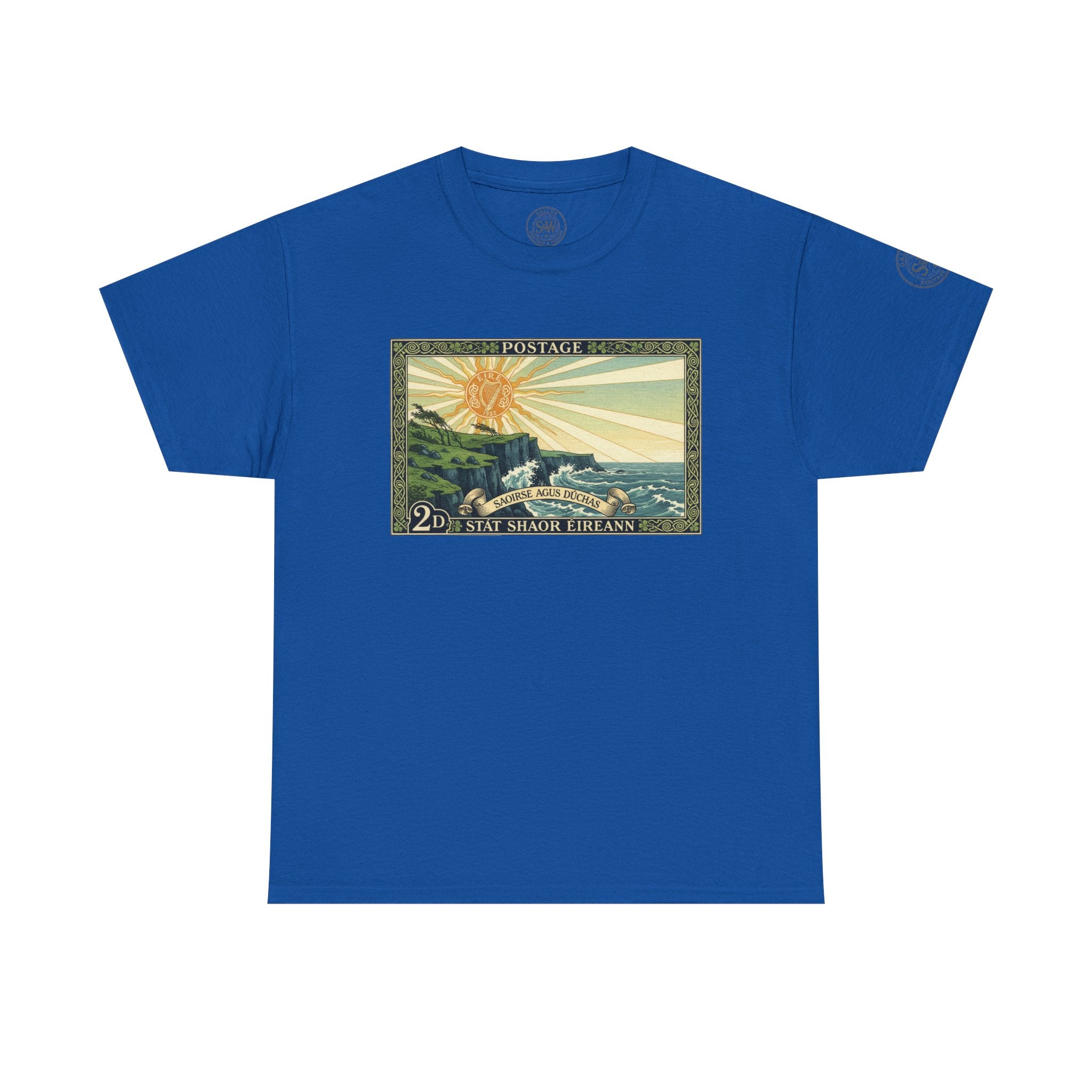Vintage Irish Postage Stamp T‑Shirt