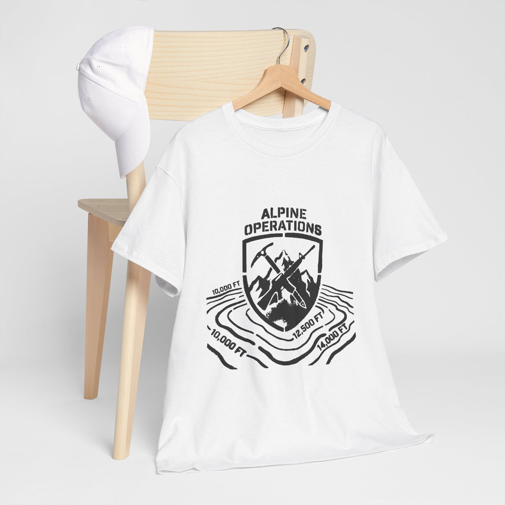 Alpine Operations Cotton Hiking Tee - Mountain Badge Edition