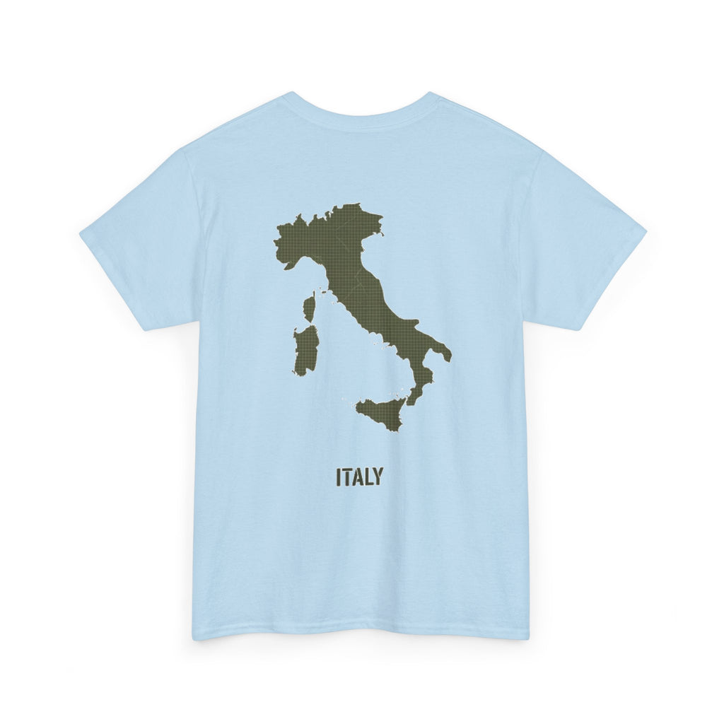 Italy Map Tee — GALLUS Logo Casual Cotton T-Shirt