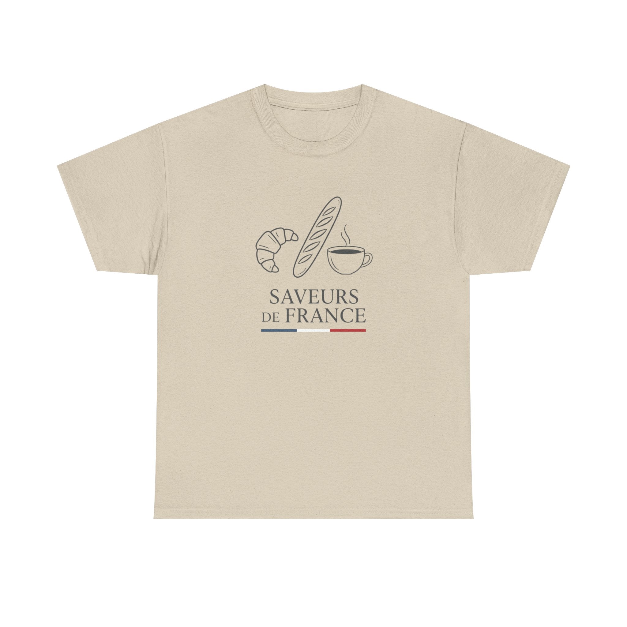 Saveurs de France T-Shirt — French Bakery Croissant & Baguette Tee