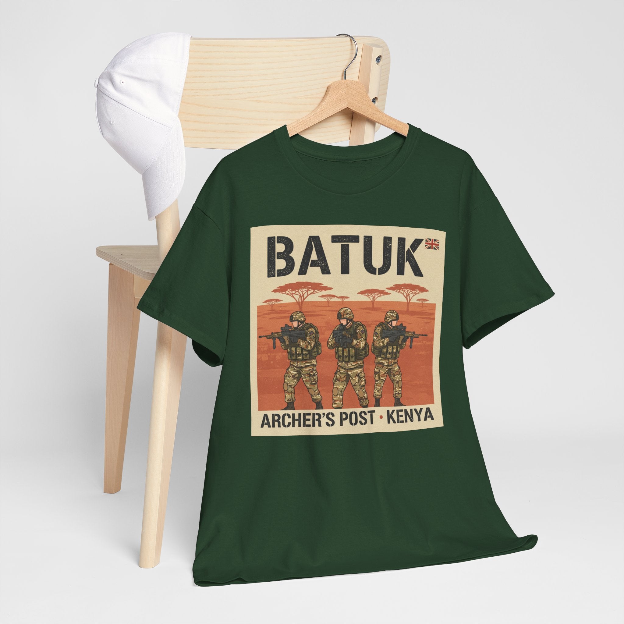 BATUK Archer's Post Kenya Vintage Military T-Shirt
