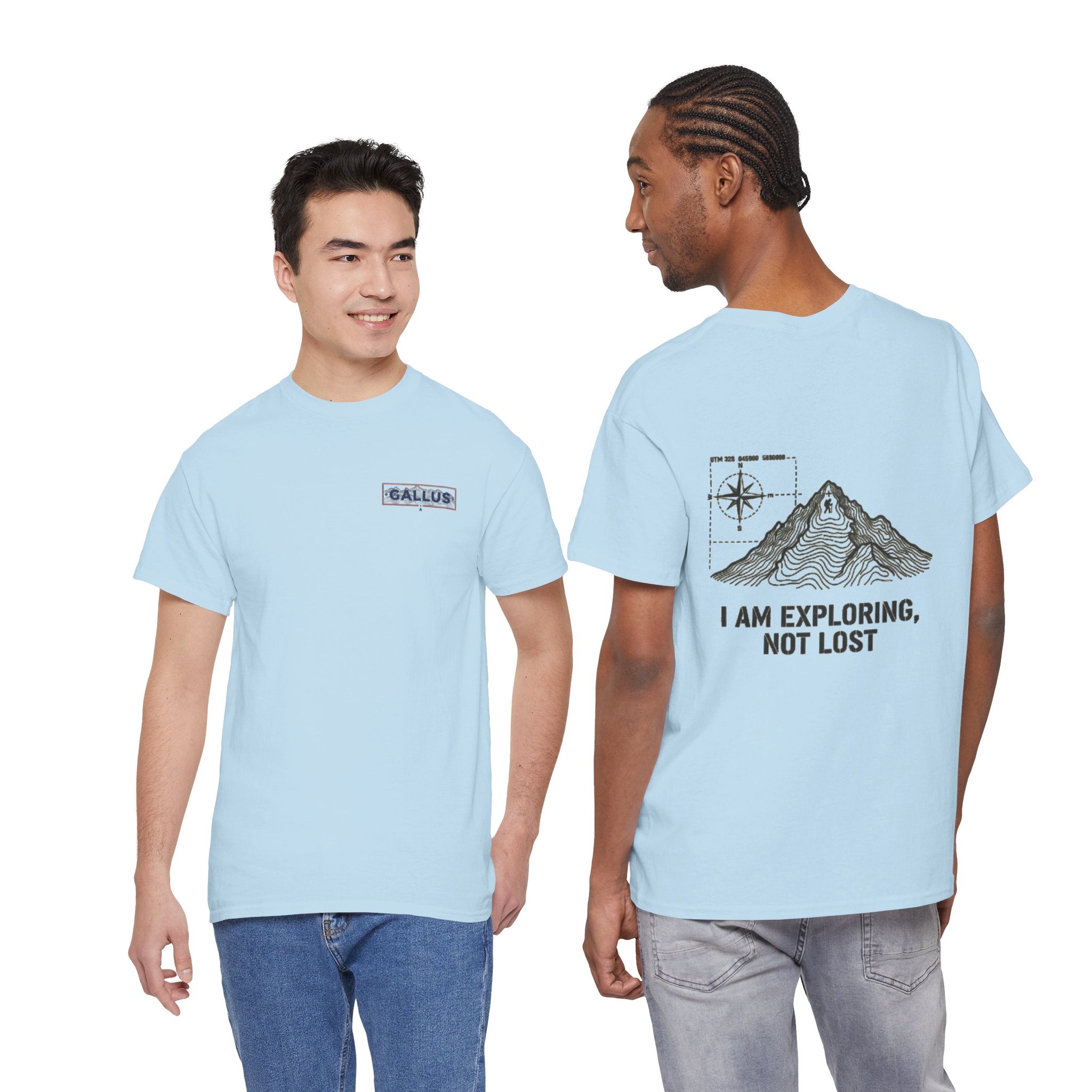 Explorer Mountain Tee — "I Am Exploring, Not Lost" Adventure T-Shirt