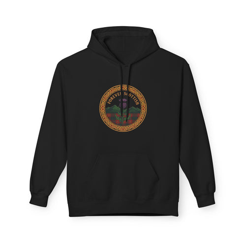 Adventure State Hoodie — 'Rocky Mountain' Scenic Badge Pullover